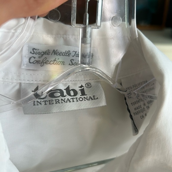 Y2K White Blouse with Embroidered Teddy Bears Details L - Picture 9 of 16